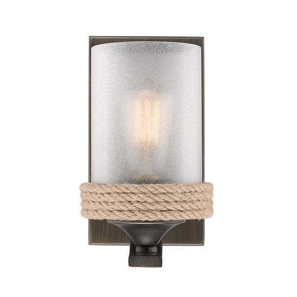 Golden Lighting Chatham 8 Inch Wall Sconce Chatham - 1048-BA1 GMT-CS - Nautical - Picture 2 of 3